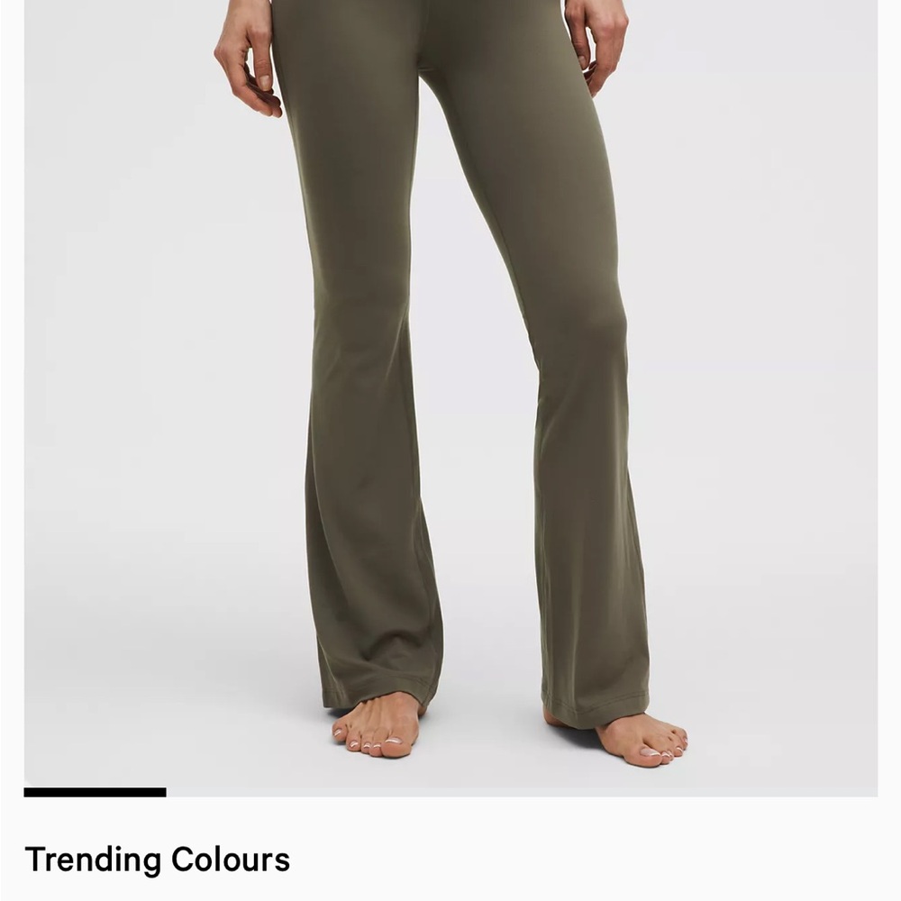 Lululemon Athletica Dark Green Bootcut Pants